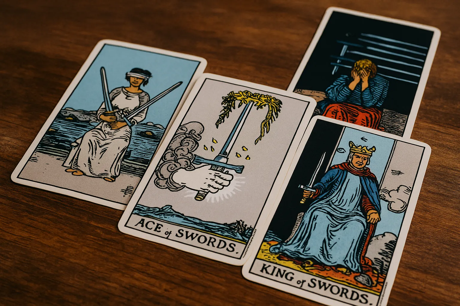 Espadas en el tarot: el lado oculto de la mente y la verdad que incomoda